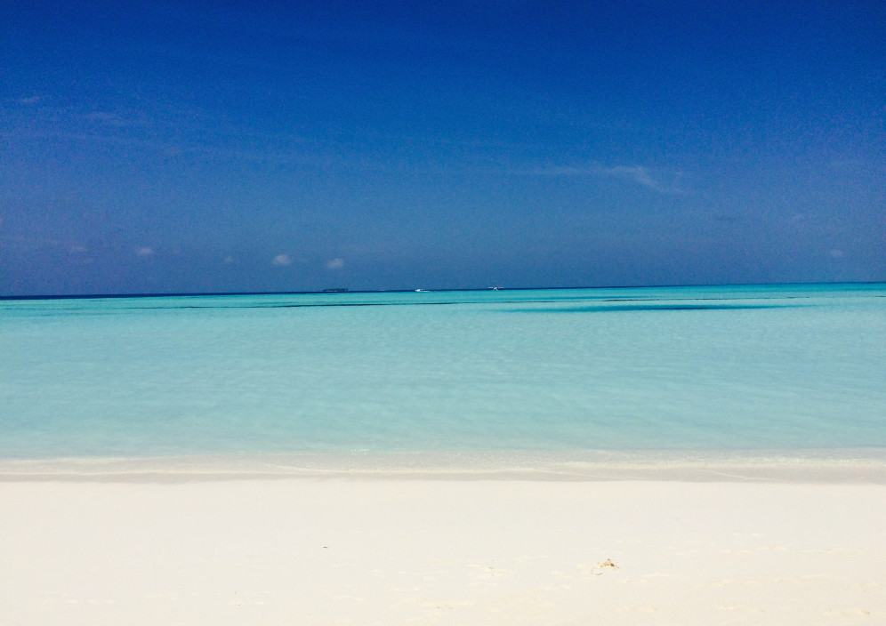 Traumstrand auf Meeru Island